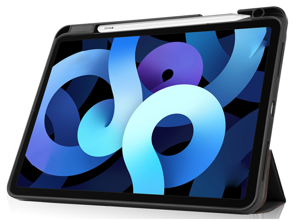 Synthetic Leather Flip Case with Stand for iPad Air 11 inch (2026) - Sky Blue