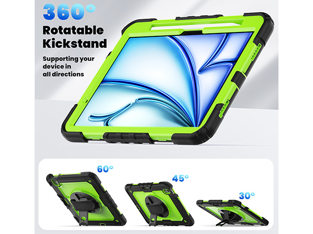 Rugged Impact Case for iPad Air 11 (2026) - Green