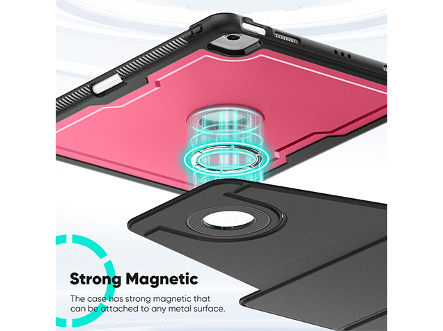 Stylish Robust Case for the iPad Air 13 (2026) - Rose Red