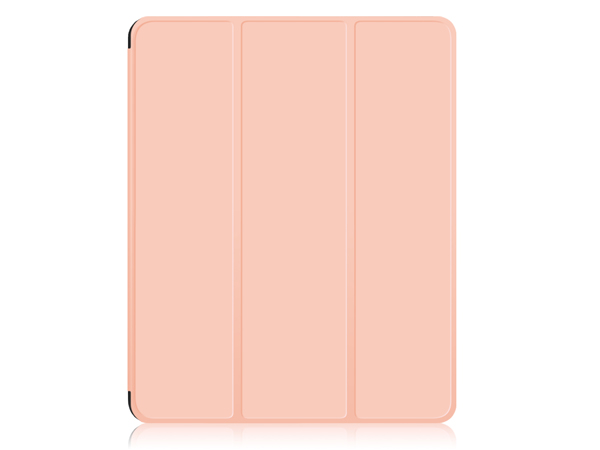 Synthetic Leather Flip Case with Stand for iPad Air 13 inch (2026) - Apricot