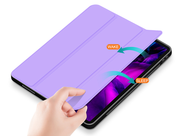 Synthetic Leather Flip Case with Stand for iPad Air 13 inch (2026) - Lilac