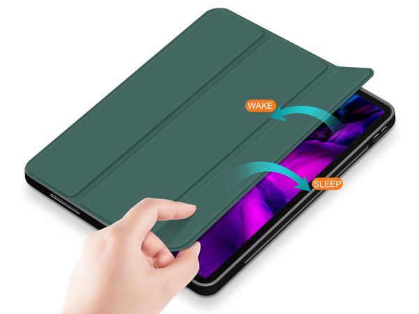 Synthetic Leather Flip Case with Stand for iPad Air 13 inch (2026) - Teal