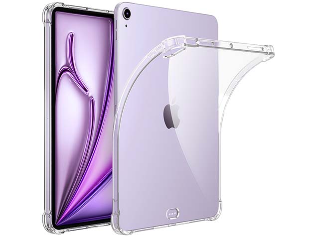 Gel Case with Bumper Edges for iPad Air 13 (2026) - Clear Soft Cover