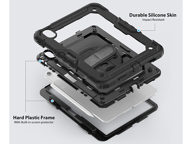 Rugged Impact Case for iPad Air 13 (2026) - Classic Black