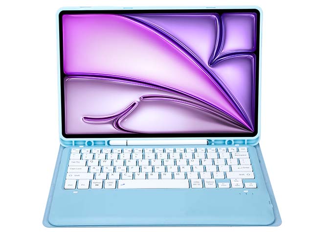 Keyboard and Case for iPad Air 13 (2026) - Baby Blue