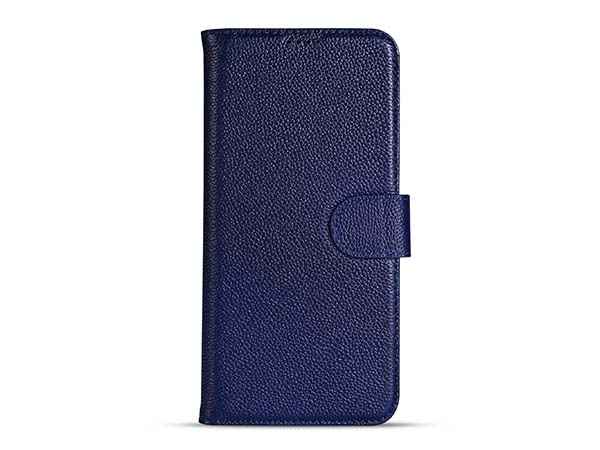 Premium Leather Wallet Case for Samsung Galaxy S26 - Midnight Blue