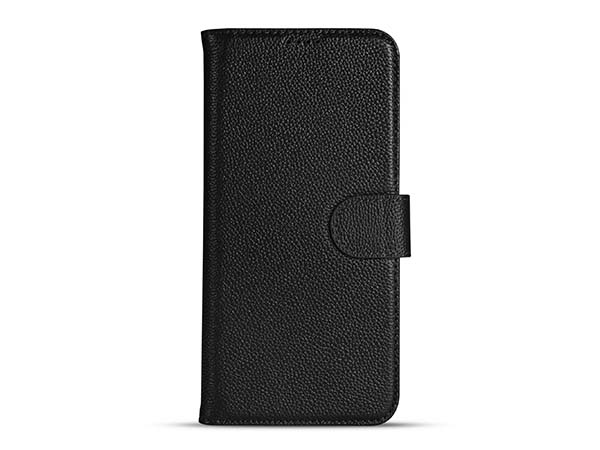 Premium Leather Wallet Case for Samsung Galaxy S26+ - Black
