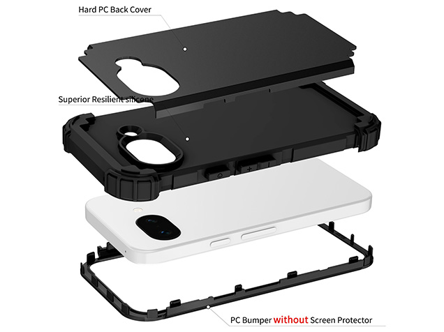 Defender Case for Google Pixel 10a - Black