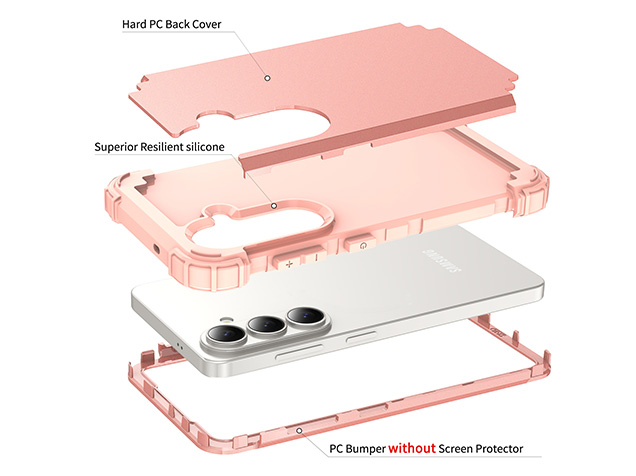 Defender Case for the Samsung Galaxy S26+ - Pink