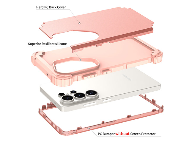 Defender Case for the Samsung Galaxy S26 Ultra - Pink
