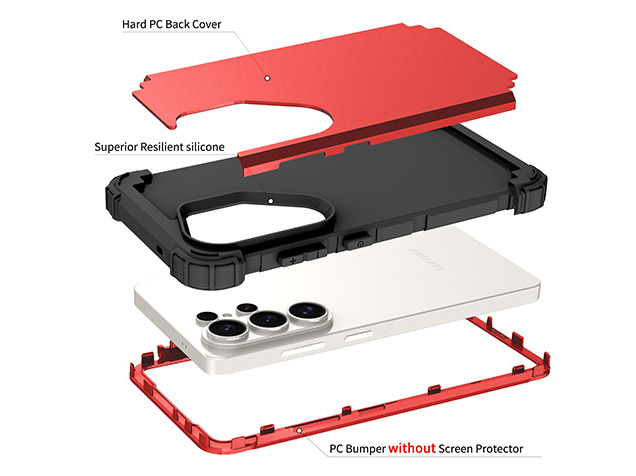 Defender Case for the Samsung Galaxy S26 Ultra - Red