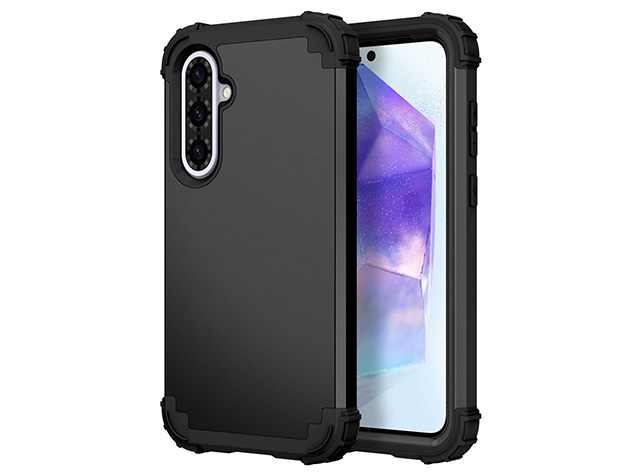Defender Case for the Samsung Galaxy A37 - Black Impact Case