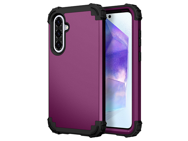 Defender Case for the Samsung Galaxy A37 - Plum Impact Case