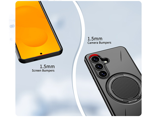 Impact Case with Ring for Samsung Galaxy S26 - Black