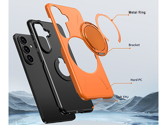 Impact Case with Ring for Samsung Galaxy S26 - Orange