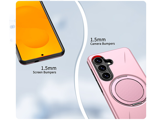 Impact Case with Ring for Samsung Galaxy S26 - Pink