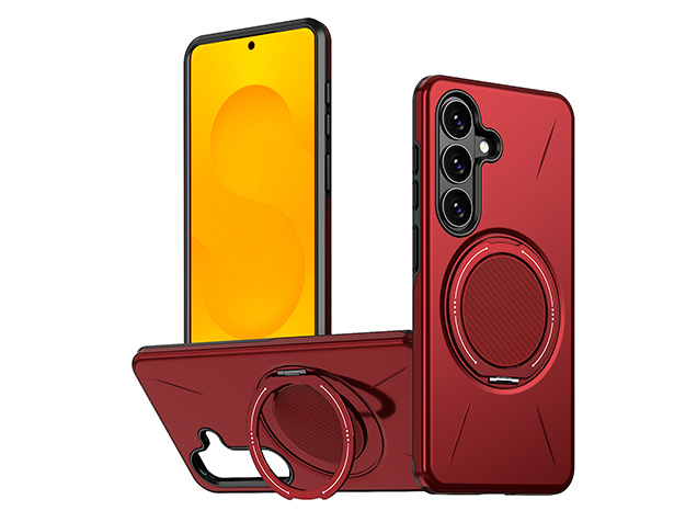 Impact Case with Ring for Samsung Galaxy S26 - Red Impact Case