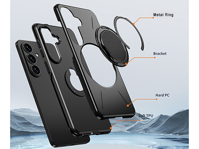 Impact Case with Ring for Samsung Galaxy S26+ - Black