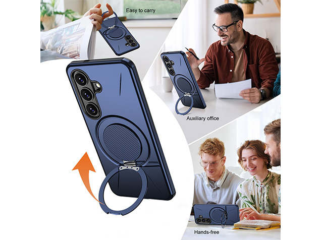 Impact Case with Ring for Samsung Galaxy S26+ - Blue