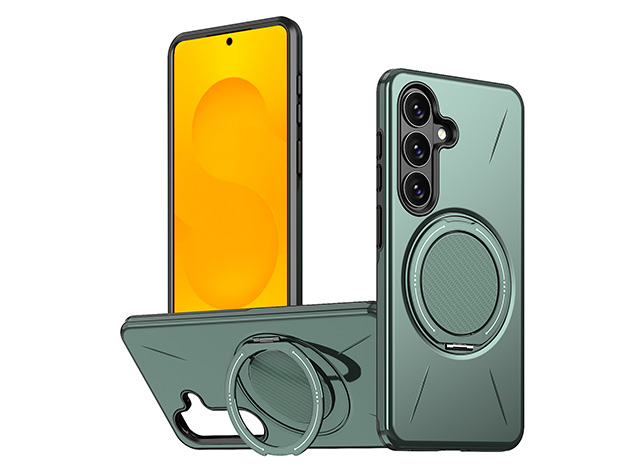 Impact Case with Ring for Samsung Galaxy S26+ - Green Impact Case