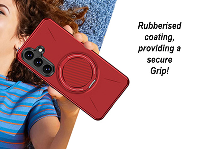 Impact Case with Ring for Samsung Galaxy S26+ - Red