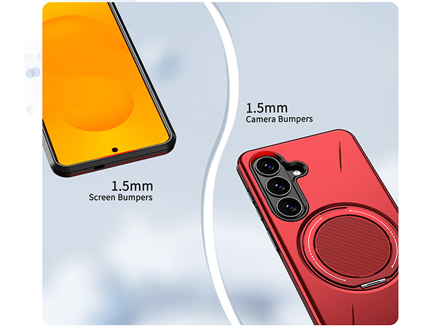 Impact Case with Ring for Samsung Galaxy S26+ - Red