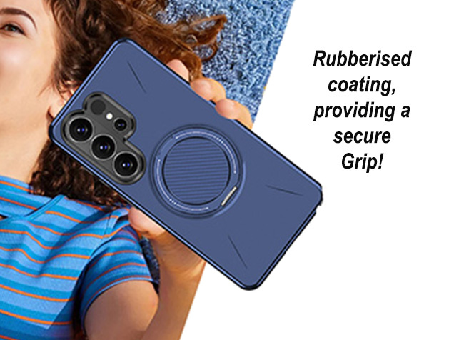 Impact Case with Ring for Samsung Galaxy S26 Ultra - Blue