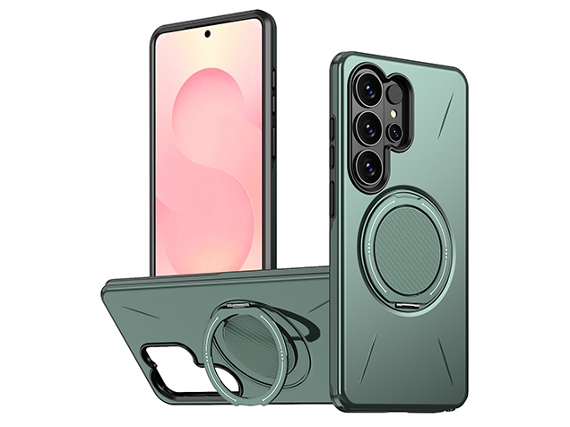 Impact Case with Ring for Samsung Galaxy S26 Ultra - Green Impact Case