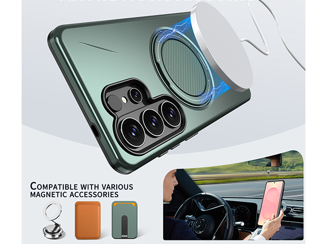 Impact Case with Ring for Samsung Galaxy S26 Ultra - Green