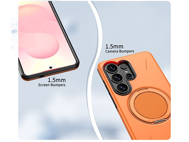 Impact Case with Ring for Samsung Galaxy S26 Ultra - Orange