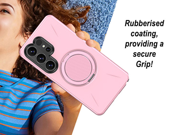 Impact Case with Ring for Samsung Galaxy S26 Ultra - Pink