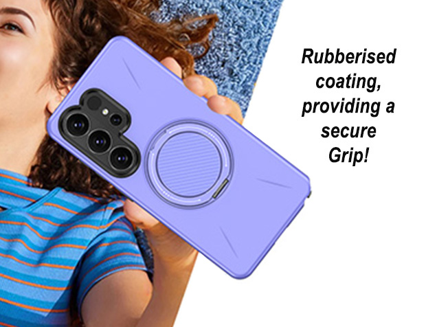 Impact Case with Ring for Samsung Galaxy S26 Ultra - Purple