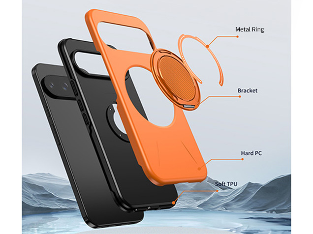Impact Case with Ring for Google Pixel 10 - Orange