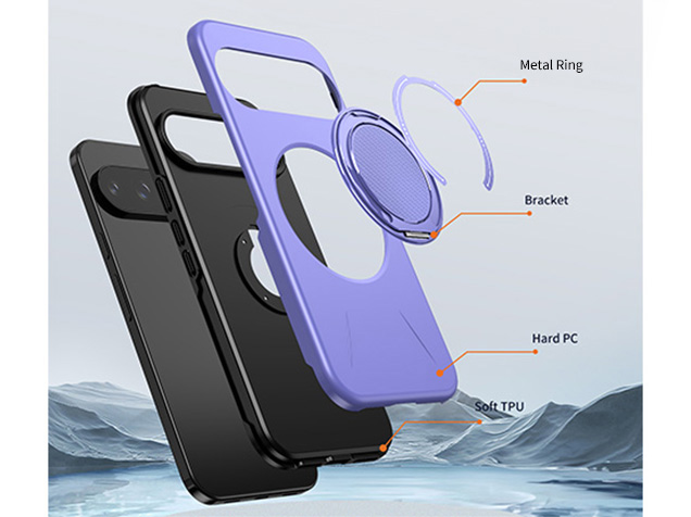 Impact Case with Ring for Google Pixel 10 - Purple