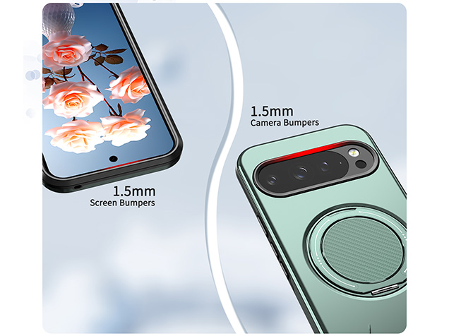 Impact Case with Ring for Google Pixel 10 Pro - Green