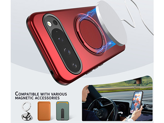 Impact Case with Ring for Google Pixel 10 Pro - Red