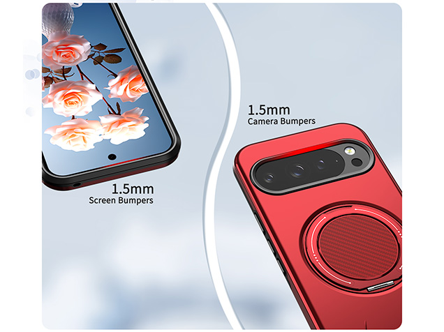 Impact Case with Ring for Google Pixel 10 Pro - Red