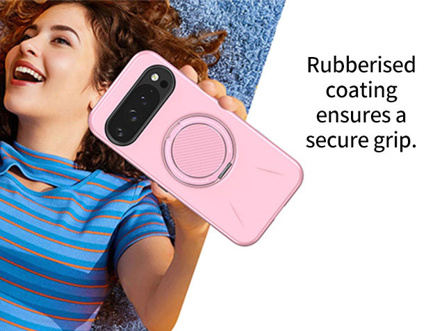 Impact Case with Ring for Google Pixel 9 - Pink