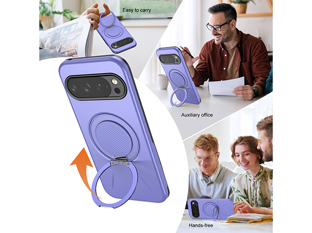 Impact Case with Ring for Google Pixel 9 - Purple