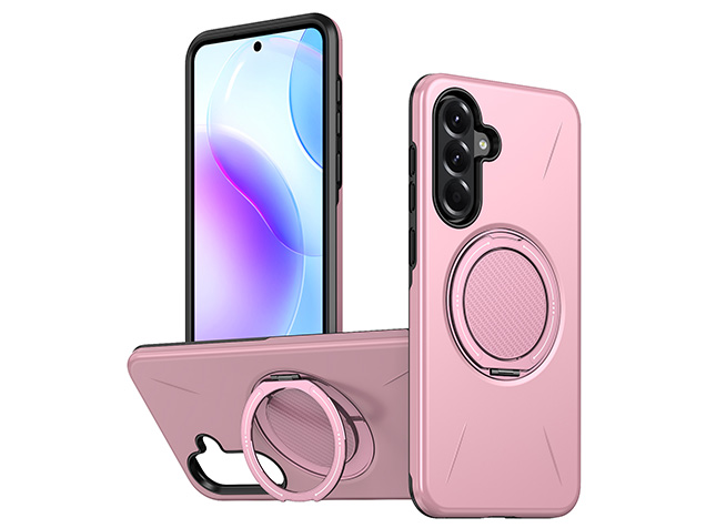 Impact Case with Ring for Samsung Galaxy A37 - Pink Impact Case