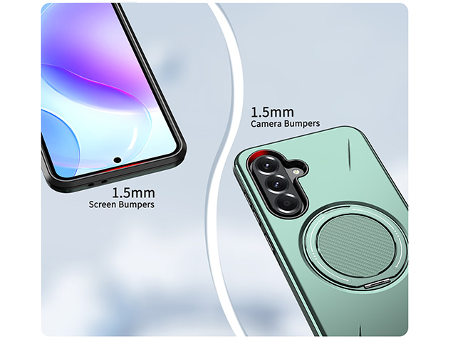 Impact Case with Ring for Samsung Galaxy A57 - Green