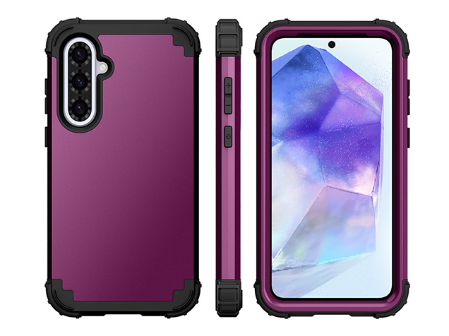 Defender Case for the Samsung Galaxy A57 - Plum
