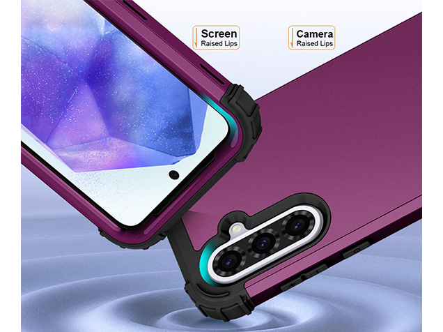 Defender Case for the Samsung Galaxy A57 - Plum
