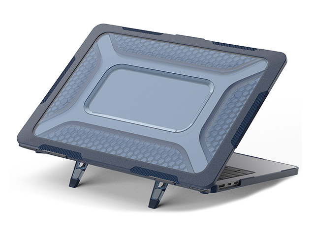 Heavy Duty Honeycomb Protective Cover for MacBook Air 13 inch - Dark Blue