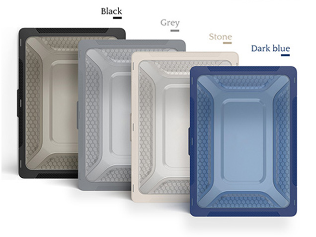 Heavy Duty Honeycomb Protective Cover for MacBook Pro 14 inch - Dark Blue