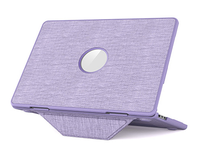 Woven Fabric Laptop Shell for MacBook Air 13 inch - Purple Hard Case