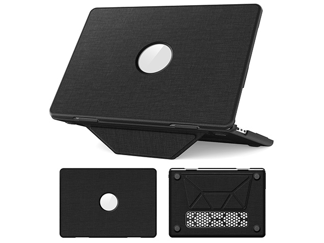 Woven Fabric Laptop Shell for MacBook Air 13 inch - Black