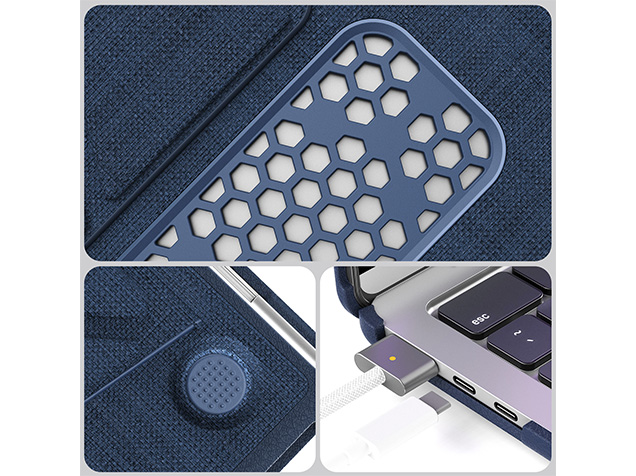 Woven Fabric Laptop Shell for MacBook Air 13 inch - Blue