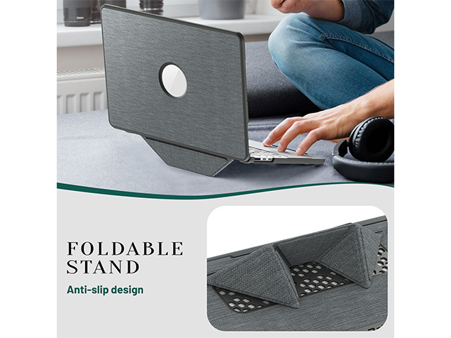 Woven Fabric Laptop Shell for MacBook Air 13 inch - Grey