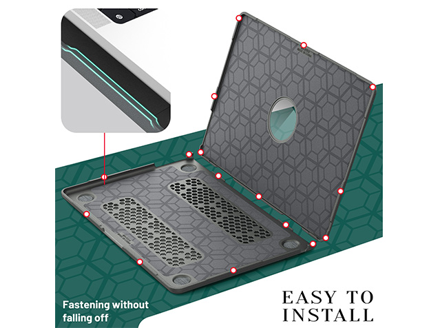Woven Fabric Laptop Shell for MacBook Air 13 inch - Grey